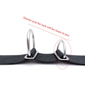 Miniatyrbilde 3 av 5: Rustfritt stål dykking belte webbing stropp festet med BCD tilbehør D-ring spenne vinge D-ring spenne