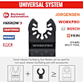 Miniatyrbillede 5 af 5: 23 stk. Oscillerende Savklinger, Oscillerende Multiværktøjs Tilbehørssæt, Universal Savklinge til Dremel, Bosch, Makita, Dewalt osv.