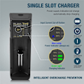 Miniatyrbillede 5 af 5: 18650 Lithium Batterilader med enkelt slot til USB
