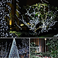 Miniatyrbillede 3 af 5: LED Eventyrtrælys Festlige Trælys Julepynt, Hvid, 10M 100 LED