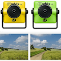 Miniatyrbild 3 av 5: CADDX Turbo Mini Sdr2 1/2.8 2.1Mm 1200Tvl Wdr 16: 9/4: 3 Låg latens FPV för Rc Drone Kamera-Gul