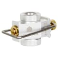 Camping Gas Saver Plus Gas Converter Shifter Refill Flat Tank Conversion Adapter Camping Gas Adapter Valve, Silver
