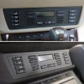 Miniatyrbild 5 av 5: 14 st bil AC-knappskydd för X5 E53 1999-2006 E39 1996-2002 64116915812