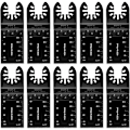 Miniatyrbild 1 av 5: 10 st Oscillerande Sågblad, Universala Oscillations Sågblad i Kolstål, Oscillations Multiverktyg Sågblad för Skärning av Trä, Plast, 34 mm
