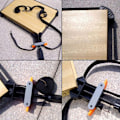 Pikkukuva 5 / 5: Säädettävä Kulma Clamp Strap, 4 Leukaa Säädettävä Kulma Clamp, Strap Clamp Kulma Clamp, Soveltuu Laatikon Kulmaan, Puukehykseen (Musta)