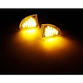 Miniatyrbilde 4 av 5: 2 stk dynamisk flytende LED-markeringslys sideblinklys passer til Smart Fortwo W451