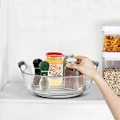 Miniatyrbilde 4 av 5: Lazy Susan kjøkkenarrangør med håndtak, 2-pakning Anti-Skip roterende organisasjoner for S og L krydderhyller