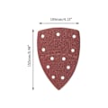 Miniatyrbillede 2 af 5: │ 50 stk. │ 11 huller │ 105 x 152 mm │ korn 100 │ til flere slibemaskiner │ Slibeark │ Slibepapir
