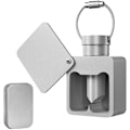 Miniatyrbillede 1 af 5: Forseglet vandtæt pilleæske i aluminiumlegering med pilledeler, bærbar pilleskærer, pilleopbevaring