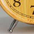 Miniatyrbild 2 av 5: Tyst Dubbelklocka i Metall - Lata Väckarklocka för Studentens Sovrum - Dekoration med Nattlampa