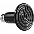 Miniatyrbillede 1 af 5: E27 50W Sender Radiator Dyr Infrarød Pære Keramisk Varmeapparat, Reptillampe til Padder, Slange, Fugle, Skildpadde, Kat, Hund