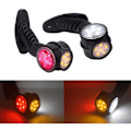 Miniatyrbilde 4 av 5: 2X LED Sidemarkerlys Skrå for Lastebil Tilhenger 12V-24V