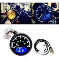 Miniatyrbilde 2 av 5: LCD motorsykkelinstrument Odometer Tachometer Digital speedometermåler med induksjonssensor