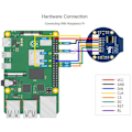 Miniatyrbillede 5 af 5: 1,28 tommer rund LCD-skærmmodul 65K RGB-farver 240x240 opløsning med GC9A01-driver indbygget SPI-interface