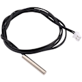 Miniatyrbilde 3 av 5: 5 stk 1 meter vanntett temperatursensorprobe, 10K 3950 NTC rustfritt stål termistorprobe, digital forlengelseskabel, CPU temperatursensor, Bl