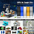 Miniatyrbillede 4 af 5: 1,75 mm filament, 3D-printer filament Pla Plus, dimensionel nøjagtighed +/- 0,03 mm, 1 kg spole (2,2 lbs) 3D-print filament til 3D-printer, hvid
