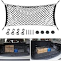 Miniatyrbillede 4 af 5: Bagagerumsnet, 35-48 tommer konvolut stil bagagerum organizer opbevaring bagklap elastisk justerbar til biler SUV