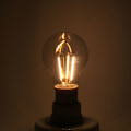 Miniatyrbillede 4 af 5: E27 12V COB LED Filament Pære 360 Grader Ikke-dimbar Lys Ny (3W Varmt Hvid)