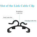 Miniatyrbilde 4 av 5: 2 stk. datakabelorganisator ledningsholderklips for Virtual Reality Headset for Link