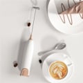 Miniatyrbilde 2 av 5: Elektrisk melkeskummer Kjøkken drikkeskummer Visp Kaffe Cappuccino Kremer Visp Skummende blanding Eggvisp