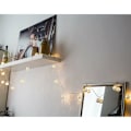 Miniatyrbillede 4 af 4: LED-lyssnor - Total længde 3M 20 varm hvide LED'er Sølvkuglelyssnor Marokkansk orientalsk stil - Ingen batteriskift (stik)