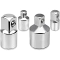 Miniatyrbilde 1 av 4: 4 stk. adaptersett for skralleadapter, adapter for skralle 1/2\" til 3/8\", 3/8\" til 1/2\", 1/4\" til 3/8\", 3/8\" til 1/4\" reduserende adaptere for stikkontakter og bits