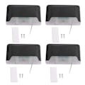 Miniatyrbillede 2 af 5: 4 stk. LED Solcelledestige Lys Udendørs Havegård Hegn Vægslandskab Lampe Lys Solenergi til Trappergård