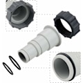 Miniatyrbillede 4 af 5: Pool Slange Adapter, 2 stk. Slange Adapter Pool Adapter A til Swimmingpool 32-38mm til Pumper Pool Tilbehør med Gevind, Tætningsring