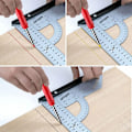 Miniatyrbild 5 av 5: 2-pack Snickarpenna Set, Solida Snickarpennor, Automatisk Snickeripennset, Märkningsverktyg för Snickerier