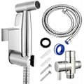 Miniatyrbild 1 av 5: Handhållen Bidet-spray för Toalett, Komplett Set, Toalettdusch för Badrum, Tygblöjor, Toalettduschhuvud med Slang