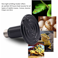 Miniatyrbillede 4 af 5: Keramisk Reptil Varmelampe Holdbar Juleinfrarød Lys Dyrevarmelampe Firben/Kylling/Slange/Hamster E27 220-240V (150W)