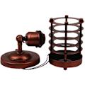 Miniatyrbilde 2 av 5: Industriell vegglampe, gammeldags rust jern vegglampe for , dekorativ vegglampe for kaffebar, 180 ° justerbar, vertikal retning