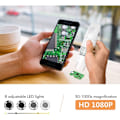 Miniatyrbild 3 av 5: WiFi Digital Mikroskop, Mini Mikroskop 50x -1000x Förstoring, 1080P HD 2.0 MP 8 LED USB Bärbar Digital Mikroskop Kompatibel med Android iPhone