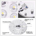 Pikkukuva 3 / 5: 24W Smd5730 LED-kattovalaisin Ympyrävalaisinmoduuli Pyöreä Paneelilamppu Ac220V - 24W