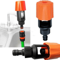 Miniatyrbilde 1 av 4: Hageslangekobling for kjøkkenkran Universal kranadapter/slangekobling Slangekobling Fleksibel kraneslangemontering 4,5 x 2 x 2 tommer