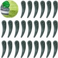 Miniatyrbilde 1 av 5: 24 stk. reservedeler til gressklipperkniver, Bosch Edger-blad for Bosch Durablade Art 23-18 LI Art 26-18 LI Gresstrimmer, grønn