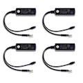 Miniatyrbillede 1 af 5: 4X Standard POE Strømkildemodul Splitter 48V A 5V2.4A USB-grænseflade