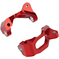 Miniatyrbilde 4 av 5: 2 stk. Metall Caster Block C- for Axial Jr. AX90052 AXI90069 1/18 RC Bil Oppgraderingsdeler, Rød