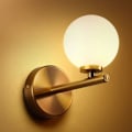 Miniatyrbillede 3 af 5: Nordisk Moderne LED Væglampe Soveværelse Molekylær Glas Væglampe Indendørs Kunst Væglampe Varm Hvid