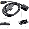 Miniatyrbillede 4 af 5: OBDII-interfacekabel til overvågning Kompatibel med CS2 CTS2 CTS3