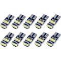 Pikkukuva 1 / 5: 10 kpl T10 W5W LED-polttimoita Canbus-virheettömiä 15 kpl SMD 4014 Auton LED-lamppuja 194 168 2825 Valkoinen 6000K Sisävalaistukseen, Tavaratilan valaistukseen, Rekisterikilven P