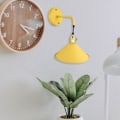 Miniatyrbillede 2 af 5: Moderne sengelampe væglampe gang væglampe soveværelse læselampe E27 indendørs lampe gul