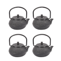 Miniatyrbilde 1 av 5: 4X 50Ml Japansk Stil Støpejern Tekanne + Sil Tekanne