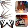Miniatyrbilde 2 av 5: 1 stk Halloween ledd fleksibel finger morsom Halloween kostymefest spøkelsesklo Halloween rekvisitter håndmodell -3