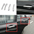 Miniatyrbilde 3 av 5: 4 stk. krom eksteriør dørhåndtak deksel klistremerke trim for X3/X4/X5/X6/X7/M5/3/5/6/8-serie G01 G02 G05 G06 G07 F90