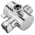 Miniatyrbillede 4 af 4: 1/2 tommer trevejs T-adapterventil til toilet bidet bruserhoved afledningsventil
