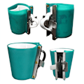 Miniatyrbillede 3 af 5: 5-pak Dye Sublimation Printer 12oz 3D Silikonkop-Klemme Wrap Gummi Form Fiksering