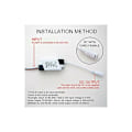 Miniatyrbilde 5 av 5: 2x LED-driver, 1-3W transformator for LED-taklampe, LED-panel strømforsyning, DC-kontakt for LED-taklampe (1-3W)