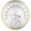 Miniatyrbild 1 av 5: 2 i 1 Hygrotermograf Termometer för Bastu, Bastutillbehör för Hem, Kontor, Verkstäder, Skolor, Marknader, Lager-