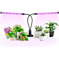 Miniatyrbillede 1 af 5: LED Vækstlys med Forsinkelsesfunktion 3 Tilstande 9 Lysstyrke 360° Dæmpbar Justerbar Plantelys til Indendørs Planter Hydroponik Havebrug Drivhus (20W